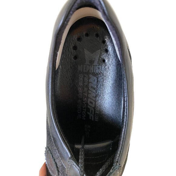 Mephisto Yael Black Leather Suede Trainers Comfort Shoes Women's EU 8 1/2  US 11 - Picture 7 of 9